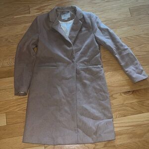 Camel colored top coat